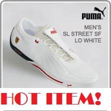 PUMA = Men's Shoes Street Lo White = BRAND NEW = The REAL thing!!